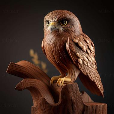 3D модель Glaucidium hoskinsii (STL)